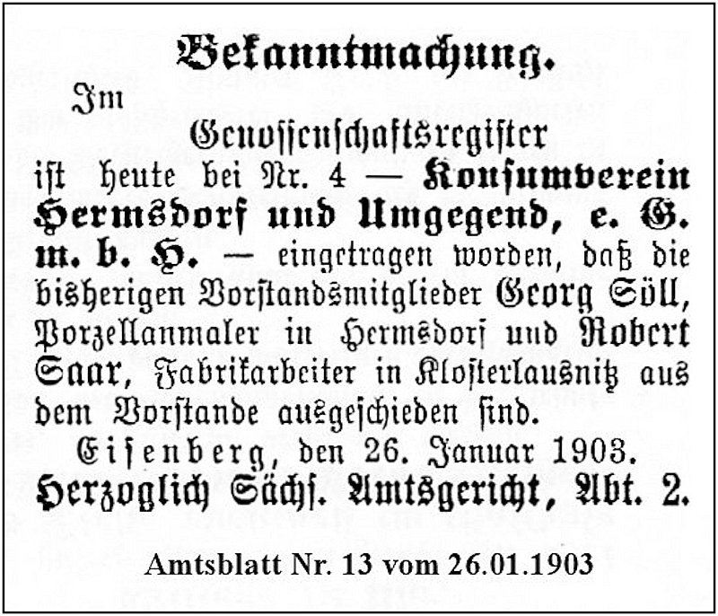 1903-01-26 Hdf  Amtsblatt 